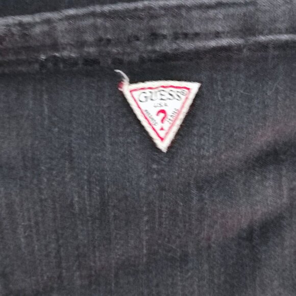 Guess Jeans high-rise stretch black women's size 32 - Picture 10 of 16